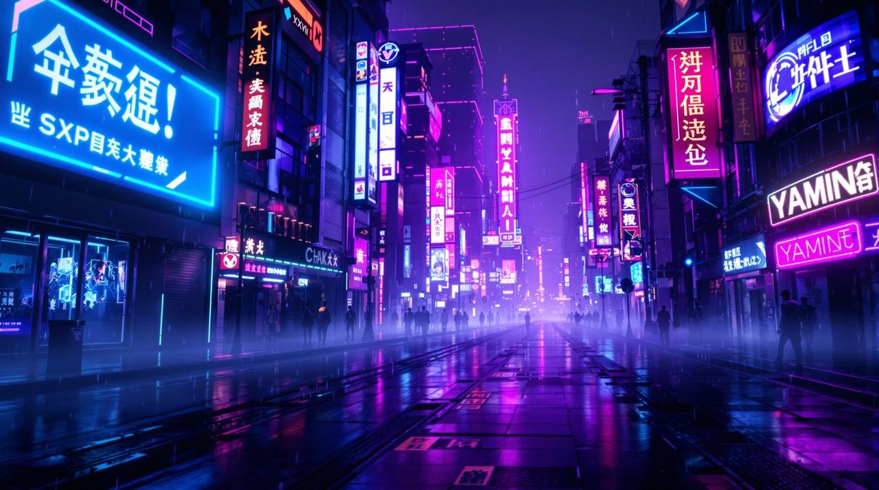 羞羞小视频1080P：赛博朋克都市漫游